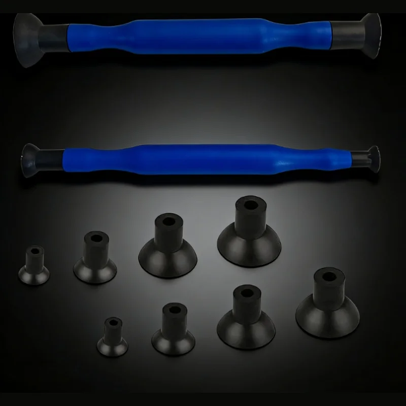 2PCS  New Manual Valve Lapping Tool Set Rubber Grinding Stick with Suction Cup for Car Motorcycle Engine Repair
