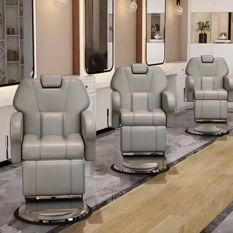 Premium Trendy Barber Chair In Modern Creative Comfortable Unique Barber Chair Showcasing Luxury Silla Para Barberia Furniture