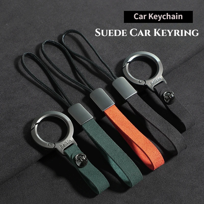 

Suede Car KeyChain Keyring For BMW Mercedes Benz Audi Honda Lexus Nissan Toyota Mazda VW Volkswagen Metal Keychain Accessories