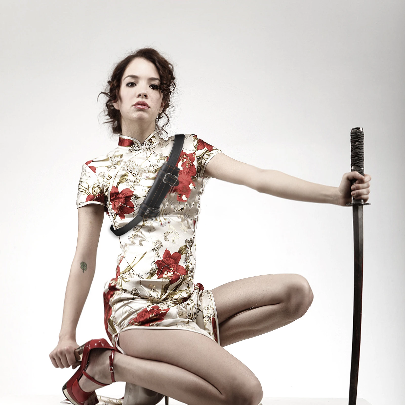 Zwaardriemhouder Middeleeuwse Kikker PU Schede Schede Cosplay Podium Lichtgewicht opslagoplossing