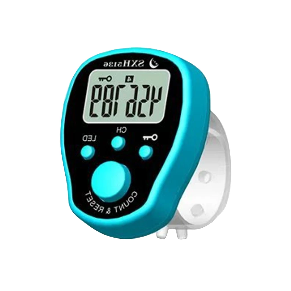 Imagem -05 - Contador da Linha do Marcador do Ponto com Diodo Emissor de Luz Lcd Eletrônico Digital Contadores Bens Contando Tricô Azul 4.5*3.5*1.2cm