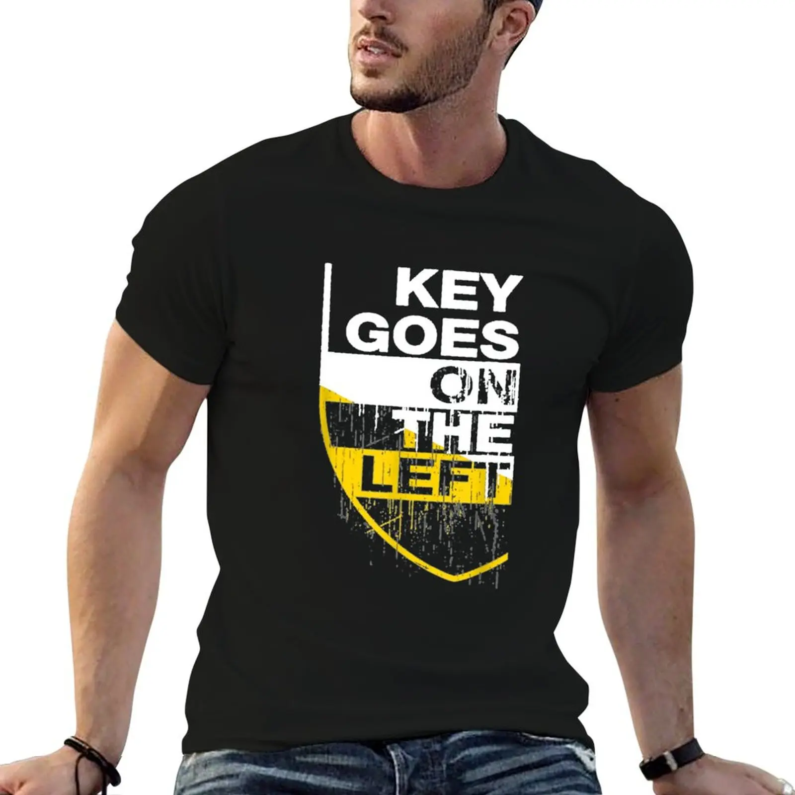 Key Goes On The Left Clubsport - Half Size Classic Essential T-Shirt man t shirts cotton man t shirts for men T-Shirt