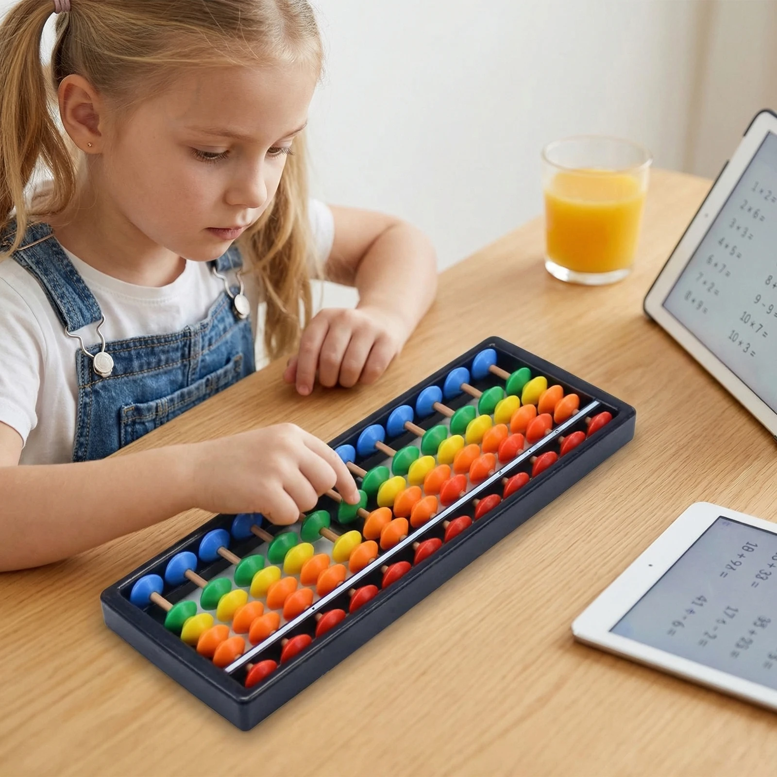 Chinese Mathematics Abacus Arithmetic Abacus Math Counting Tool for Beginners Professionals Learning Training Aid