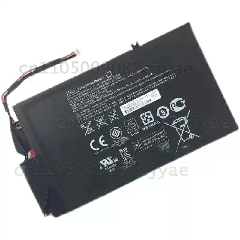 Power Supply Battery EL04XL Laptop Battery 681949-001 for HP ENVY4 TPN-C102