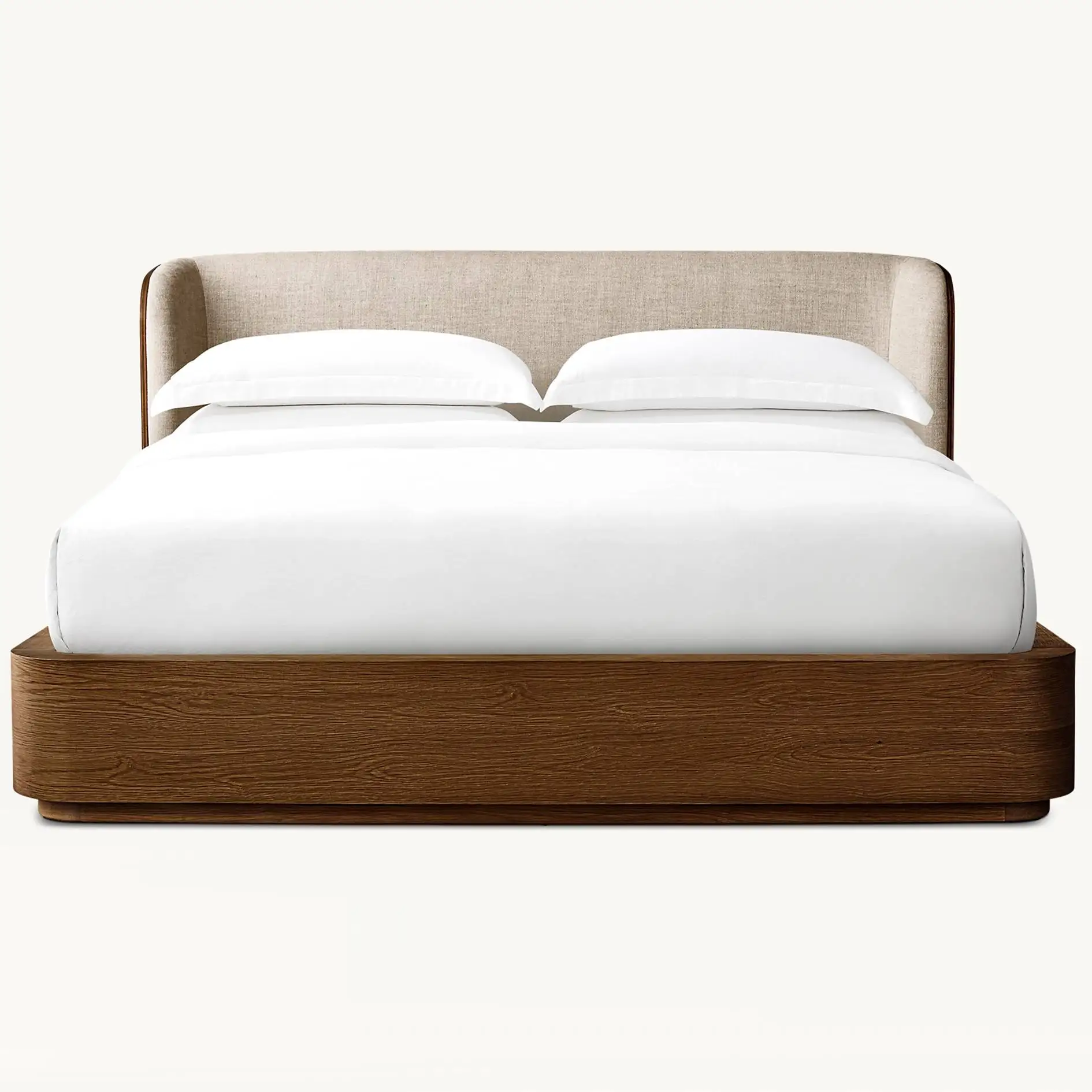 

Luxury Antique Big Double Size Bedroom Furniture Wooden Minimalism king Bed