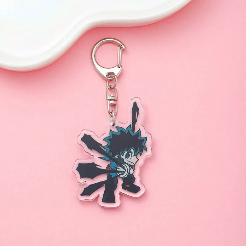 1/11Pcs Anime My Hero Academia Acrylic Car Keychain Cute Backpack Pendant Funny Bag Charms Accessories Decoration Holiday Gifts