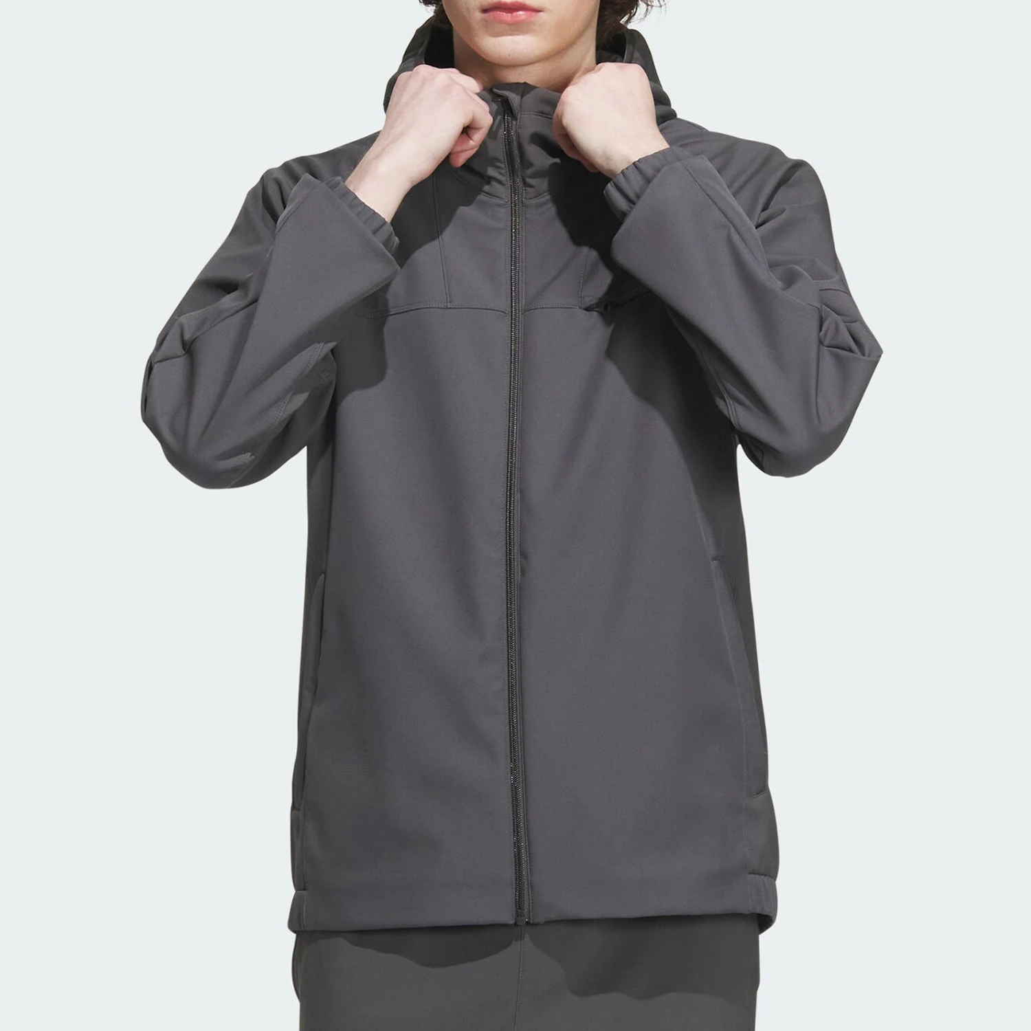 

Adidas Official New Men's Windproof Hooded Casual Jacket IK7354