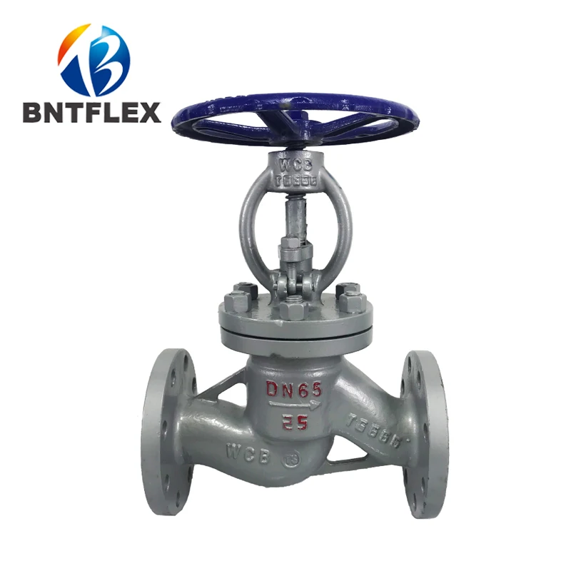 

J41H Cast Carbon Steel 304 Flange Globe Valve High Temperature hand wheel Steam Valve