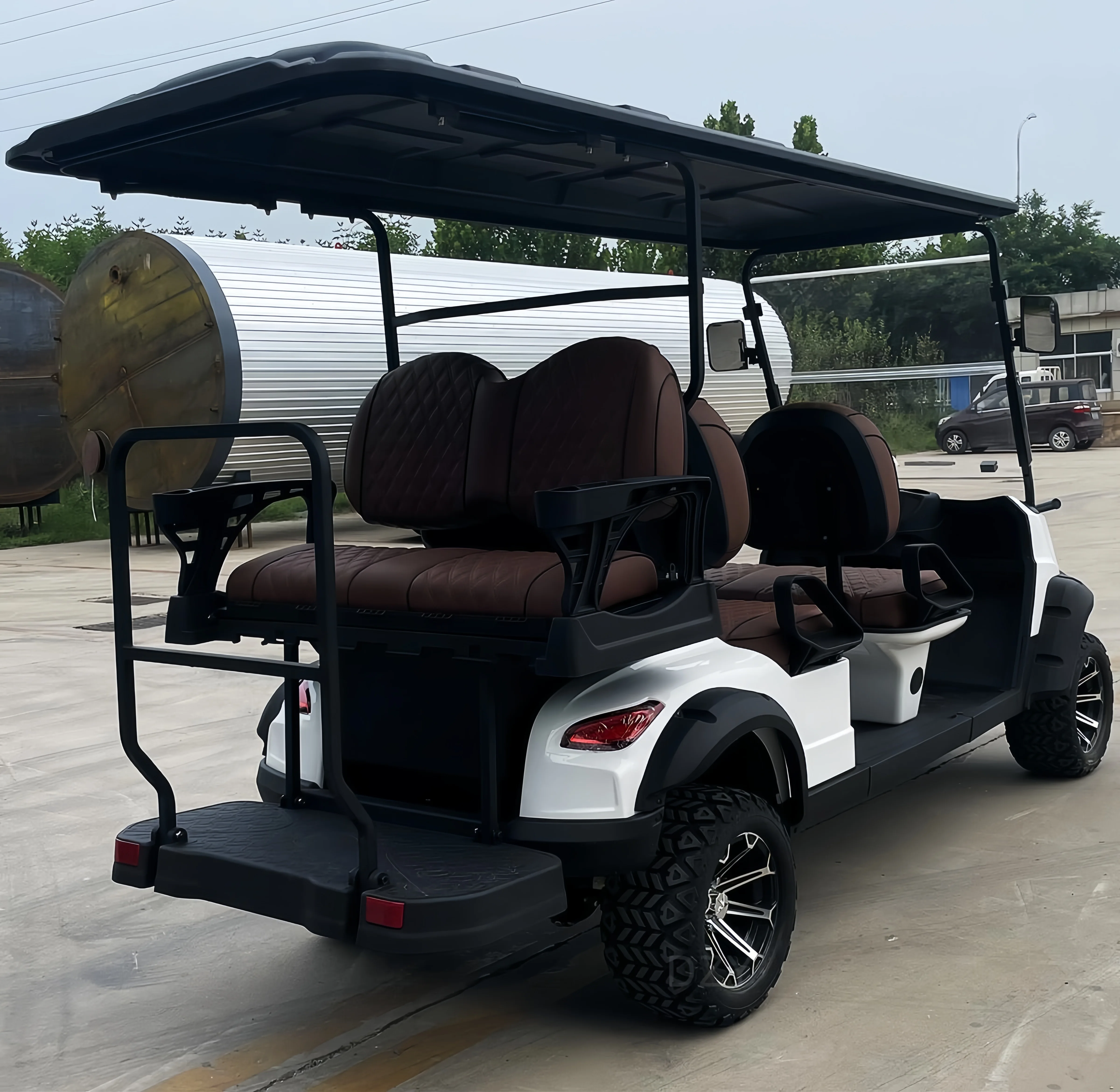 For sale export 2024 new electric golf cart with 2 seats and 4 seats, 3.5kw/4kw mini golf cart