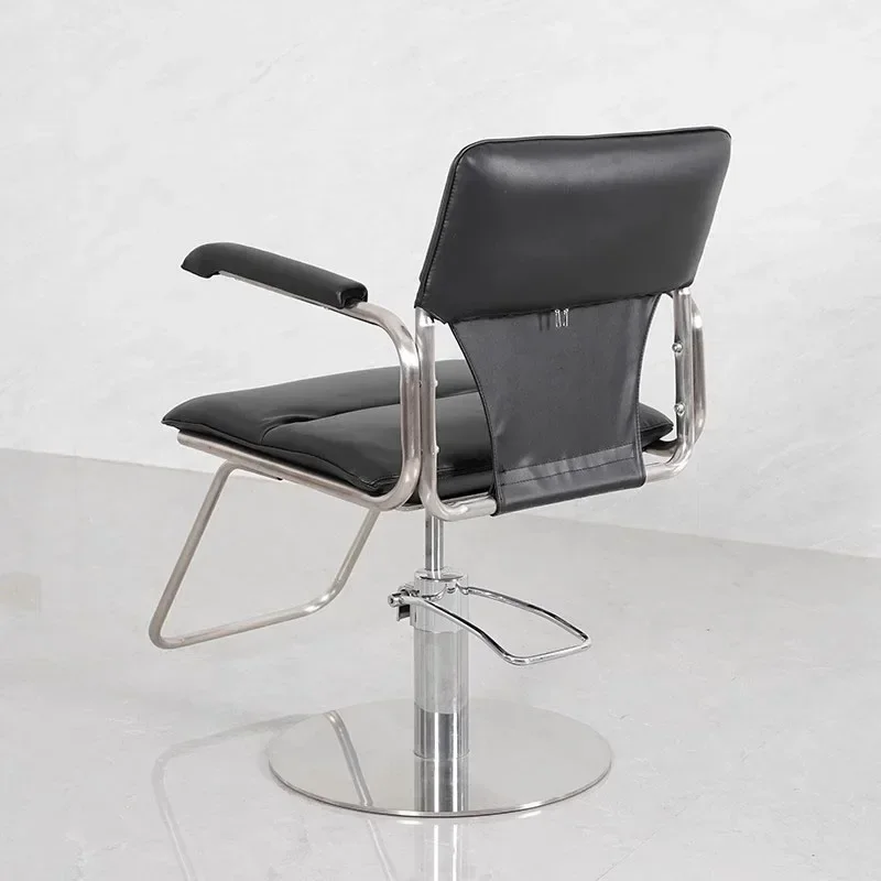 Nordic Comfort Barber Chair Dyeing Hair Rotate Unique Simplicity Barber Chair New Models European Barbearia Home Furniture