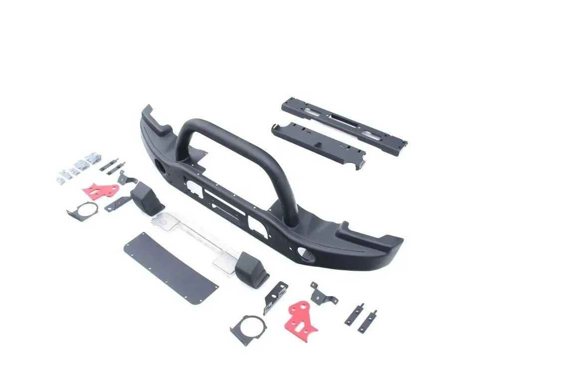 Front Bumper with Winch Cradle,Bullbar,Tow Rings for 07-17 jeep Wrangler JK/JKU