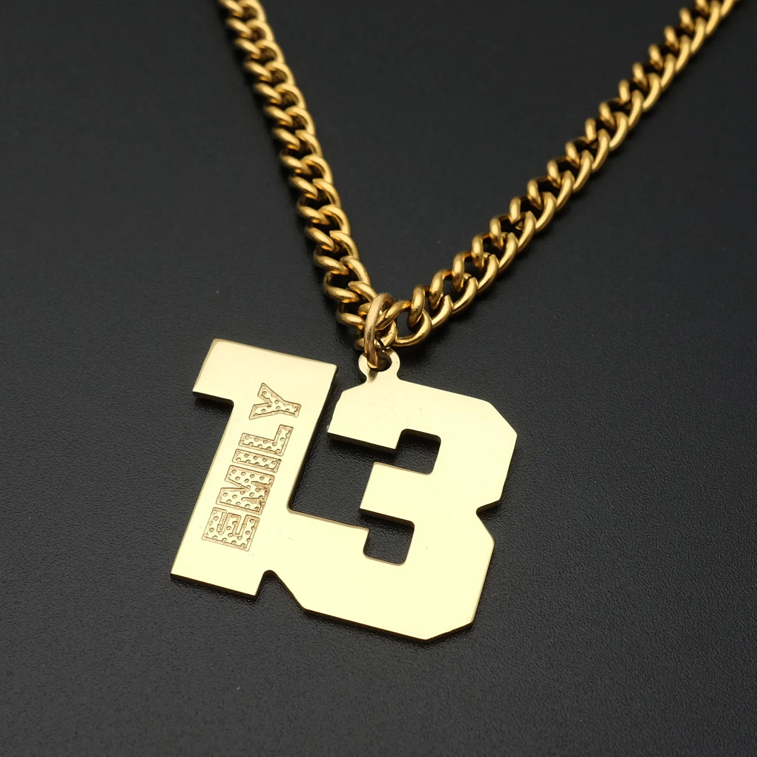 

Custom Any Number Necklaces Customize Age Number Necklace with Name Hip Hop Number Necklace Gift for Woman Man Birthday Gift