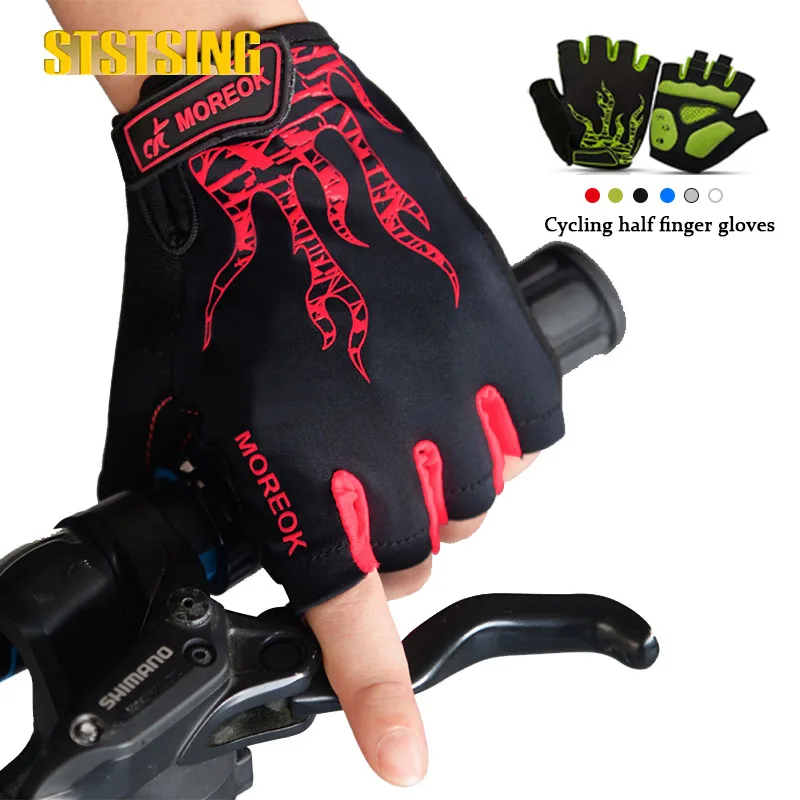 

1 пара велосипедные перчатки, велосипедные перчатки для мужчин и женщин с противоскользящей амортизирующей подушкой, велосипедные перчатки с открытыми пальцами