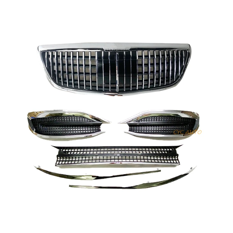 

Front Bumper Parts S680 Maybachs Style Facelift Bumper Kit with Lower Grille for Mercedes Benz S CLASS W222 2017 2018 2019 2020