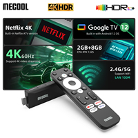 MECOOL MEgo1 4K TVStick 2025 With Google Certified Netflix 4K AI SR/PQ 2+8G RTD 1325 HDR10+ WiFi 2.4G/5G BT5.0 Steaming Player