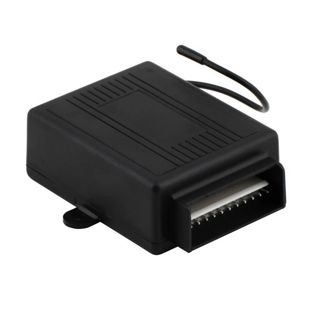 

Комплект системы бесключевого доступа в автомобиль 12В с дистанционным управлением замком двери и открытием багажника, универсальная система бесключевого доступа для автомобилей, 2-кнопочный пульт дистанционного управления