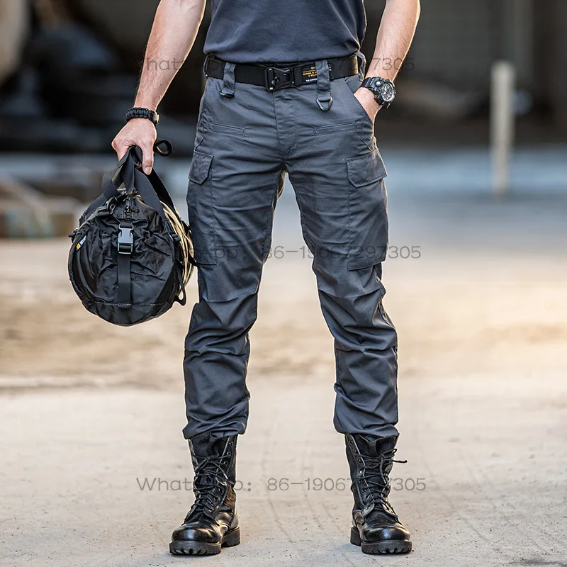 IX15 Counterattack Pants Spring and Autumn Male Fans Training Outdoor Mountaineering Camping Storage Tooling Trousers