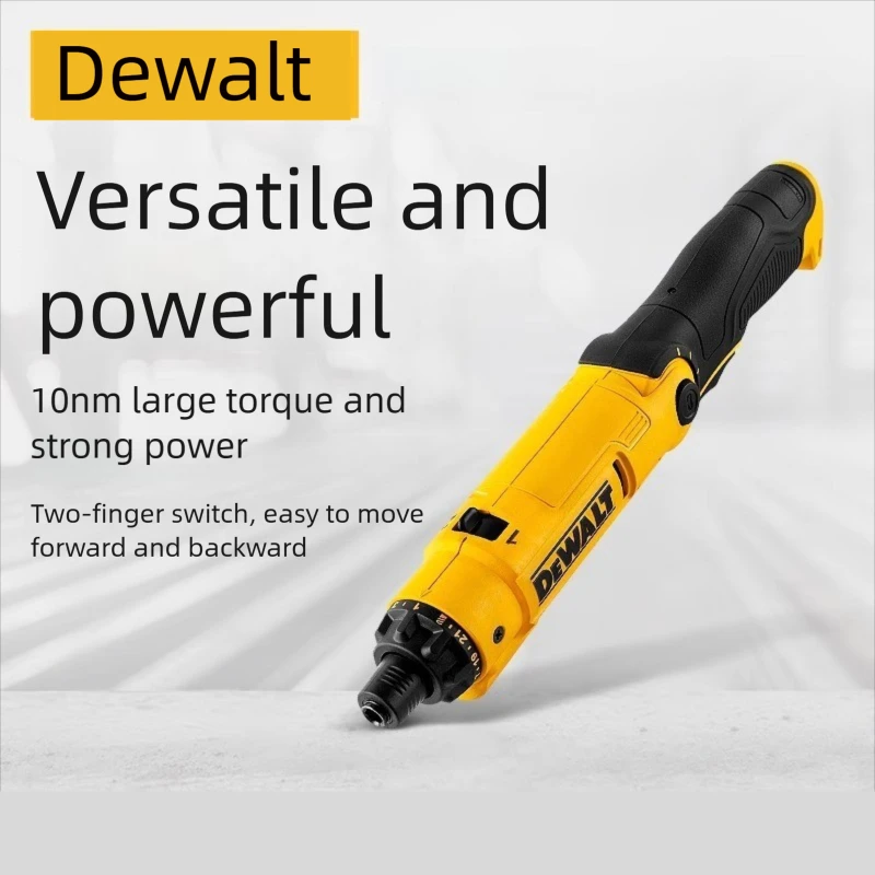 

Аккумуляторная электрическая отвертка DeWalt DCF008, перезаряжаемая, ручная, литиевая, промышленного класса, малая, с регулируемой скоростью