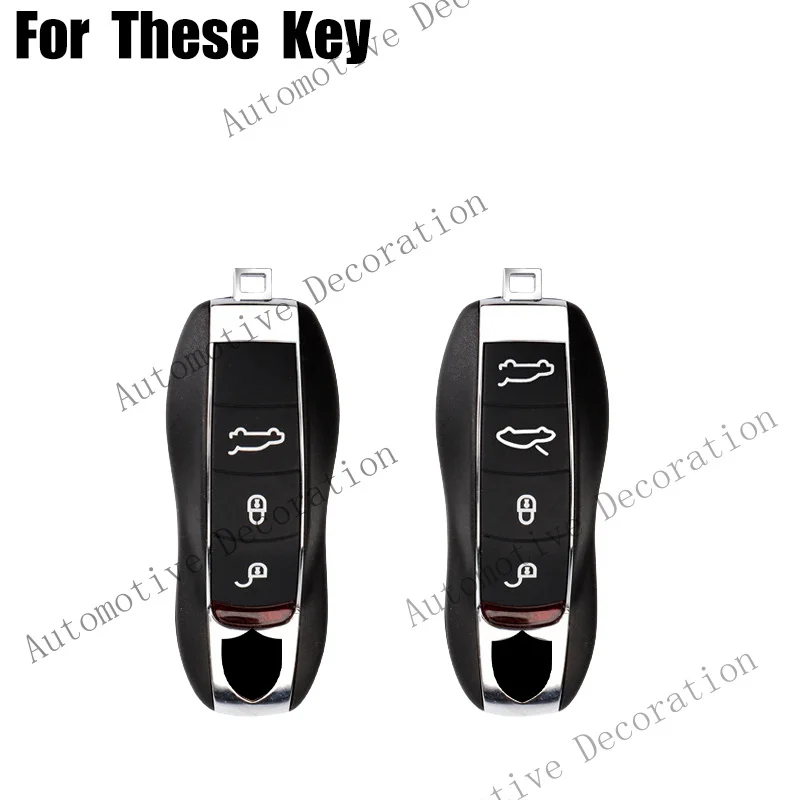 Z+ Aluminum Alloy TPU Car Key Fob Case Cover For Porsche Cayenne 911 991 918 Spyder