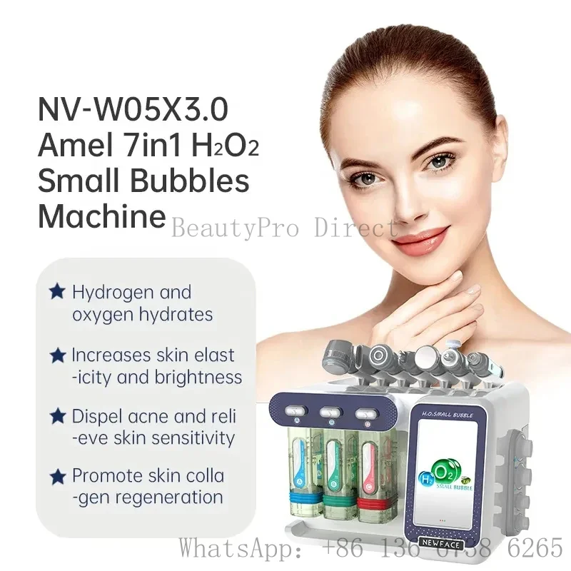 

Многофункциональный алмазный пилинг 7 в 1, гидроводоструйная машина Aqua Facial Hydr0, дермабразия, RF, новинка 2024 года