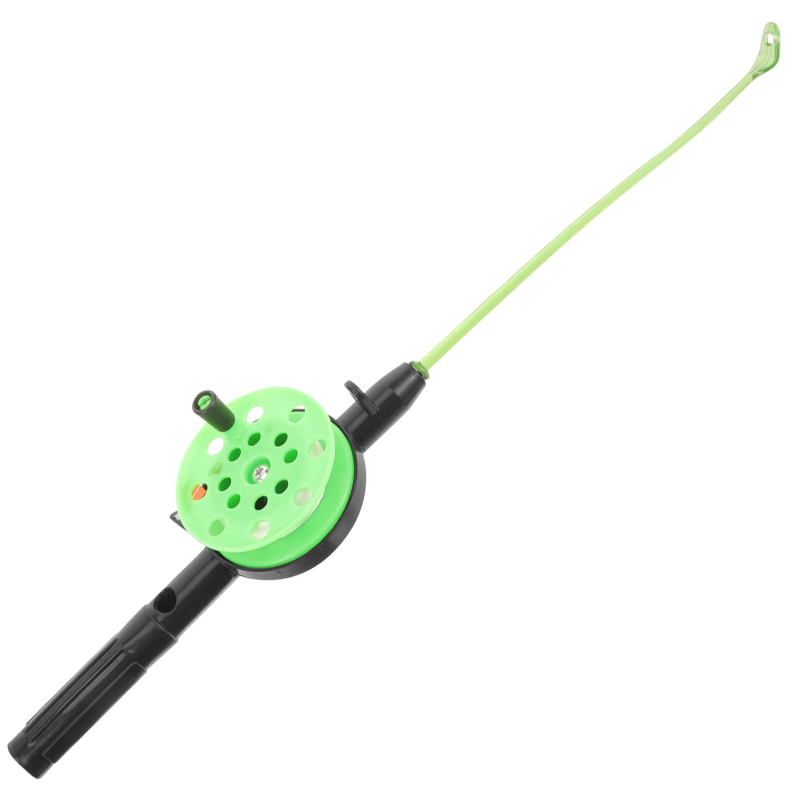 Canna da pesca per bambini Set completo di ghiaccio invernale gamberetti stalla da strada giocattolo (con linea) comodo canna da pesca da viaggio