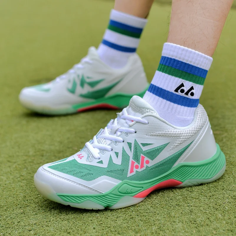 

2025Summer Breathable Comfortable Lightweight High-Quality Couple Badminton Shoes Men Women Shoes Youth Sports Shoes Four Colors
