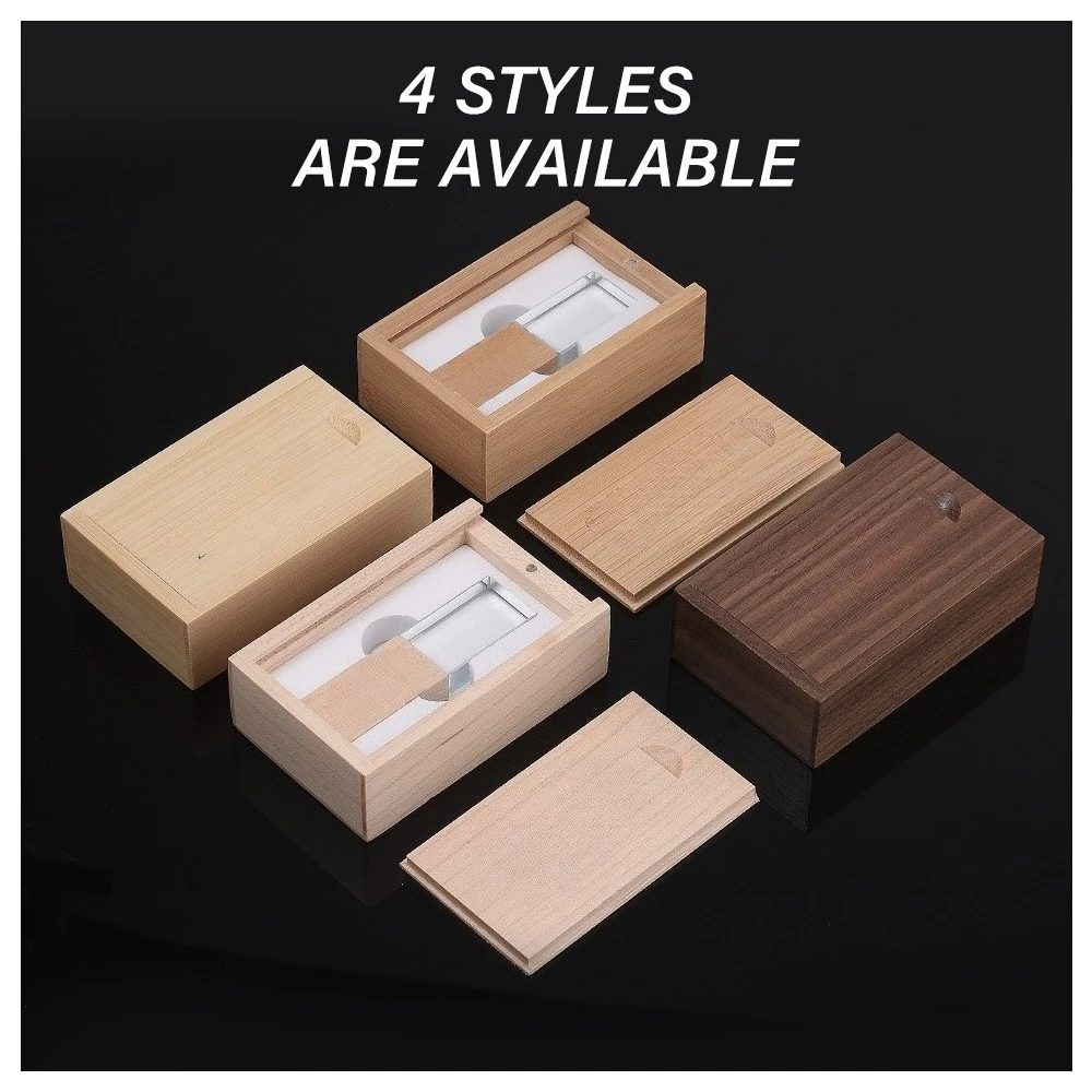 JASTER Wooden USB Flash Drive 64GB High Speed Pen Drive 32GB Crystal Wooden Memory Stick 16GB Pendrive Wedding Gifts 8GB U Disk view 5