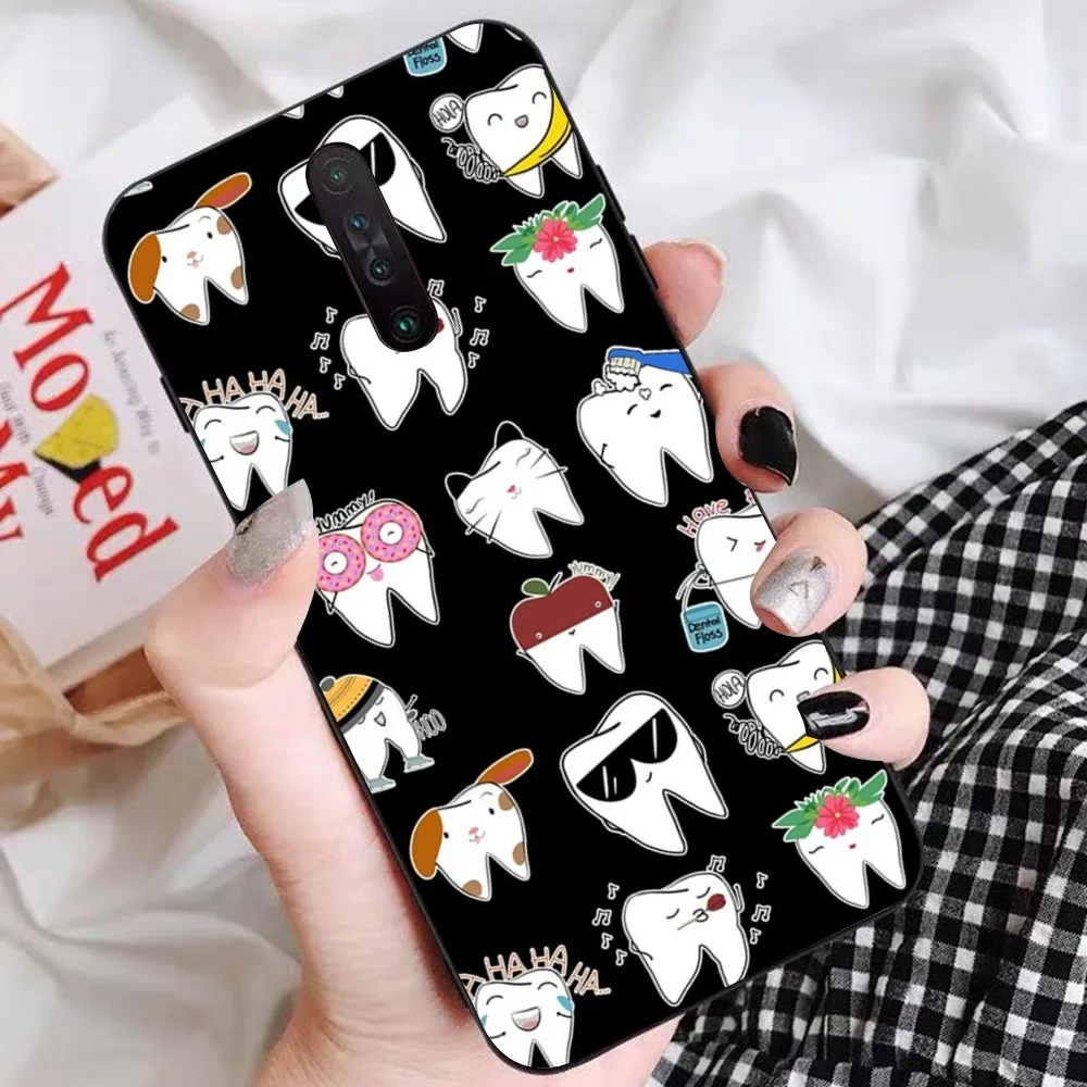 Dentist Teeth Tooth Phone Case For Redmi 5 6 7 8 9 10 plus pro 6 7 8 9 A GO K20 K30 K40 pro plus F3 Fundas