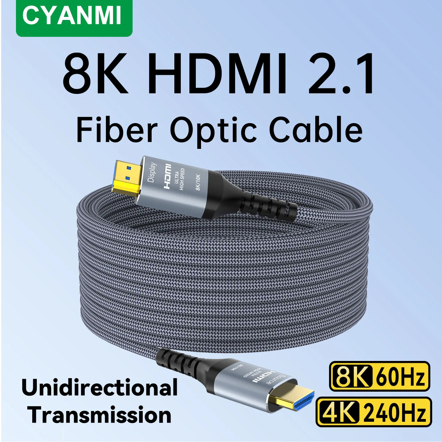 8K Fiber Optic Hdmi…