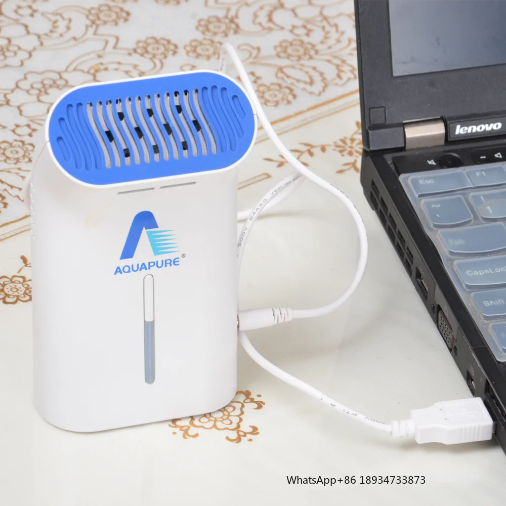 

AQUAPURE Плазменный генератор с питанием от аккумулятора и USB, мини-озоновый очиститель воздуха с отрицательными ионами для автомобиля и дома
