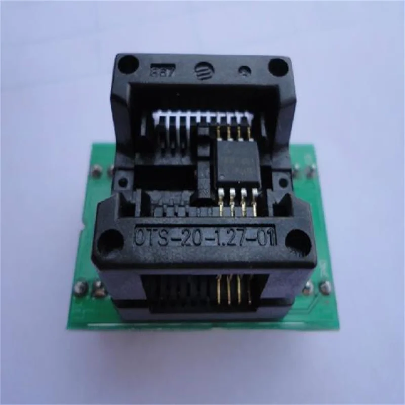 

SPI Flash Programmer, Socket Widebody, DIP8 Turn, SOP8 Converted Seat, Burn Block