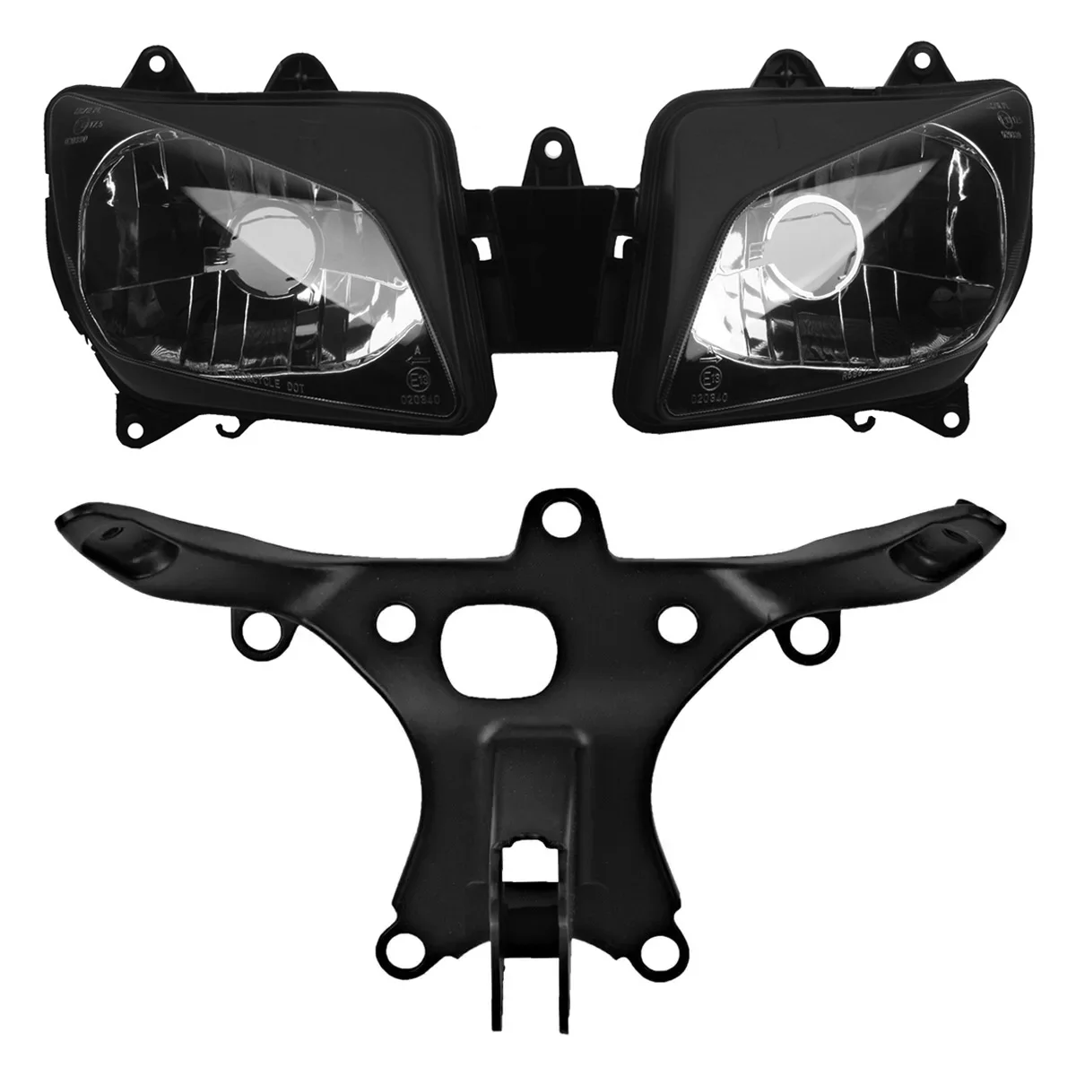 

Motorcycle Headlight Assembly Upper Fairing Stay Bracket For Yamaha YZF R1 1998-1999