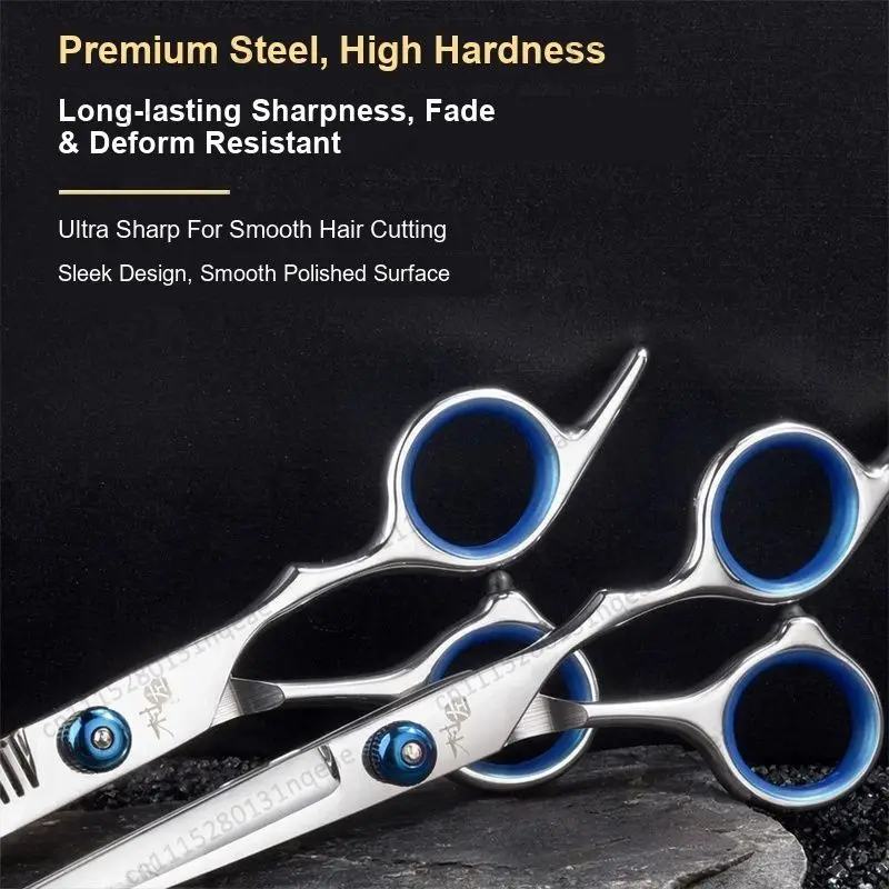 Professional Hair Scissors Flat Teeth Thin Bangs Household Hair Cutting Set
