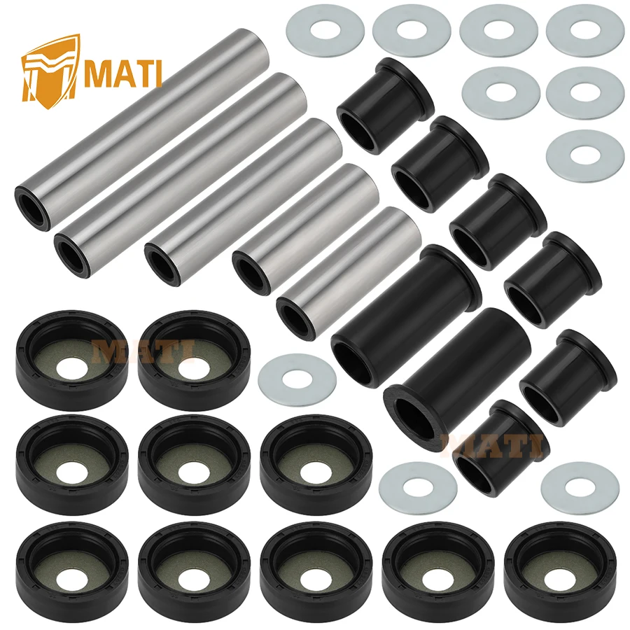 Rear A-Arm Suspension Bushing Rebuild Kit for Suzuki KingQuad 450 700 LT-A450X LT-A700X 51236-40B00 61551-31G00 51255-18900