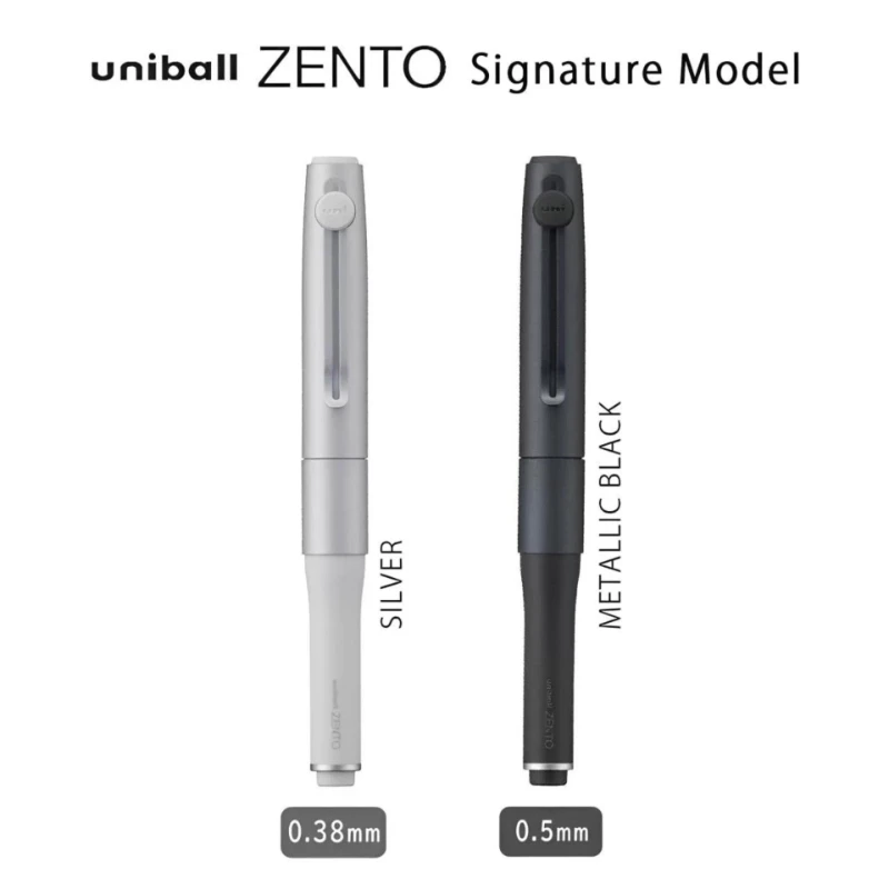 uni-ball ZENTO Signature Magnetic-Cap Semi-Metal Pen with Silk-Smooth Ink,Minimalist Design Premium Pen Luxury WritingInstrument