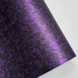 Adhesive Vinyl for Car Sticker Matte Forged Carbon Fiber Purple Car Tuning Stickers Film Cover Wrap Decals Automotive Motorcycle