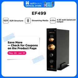 HIFIMAN EF499 DAC/Amplifier/Headphone Stand with Support for Streaming Media and R2R DAC