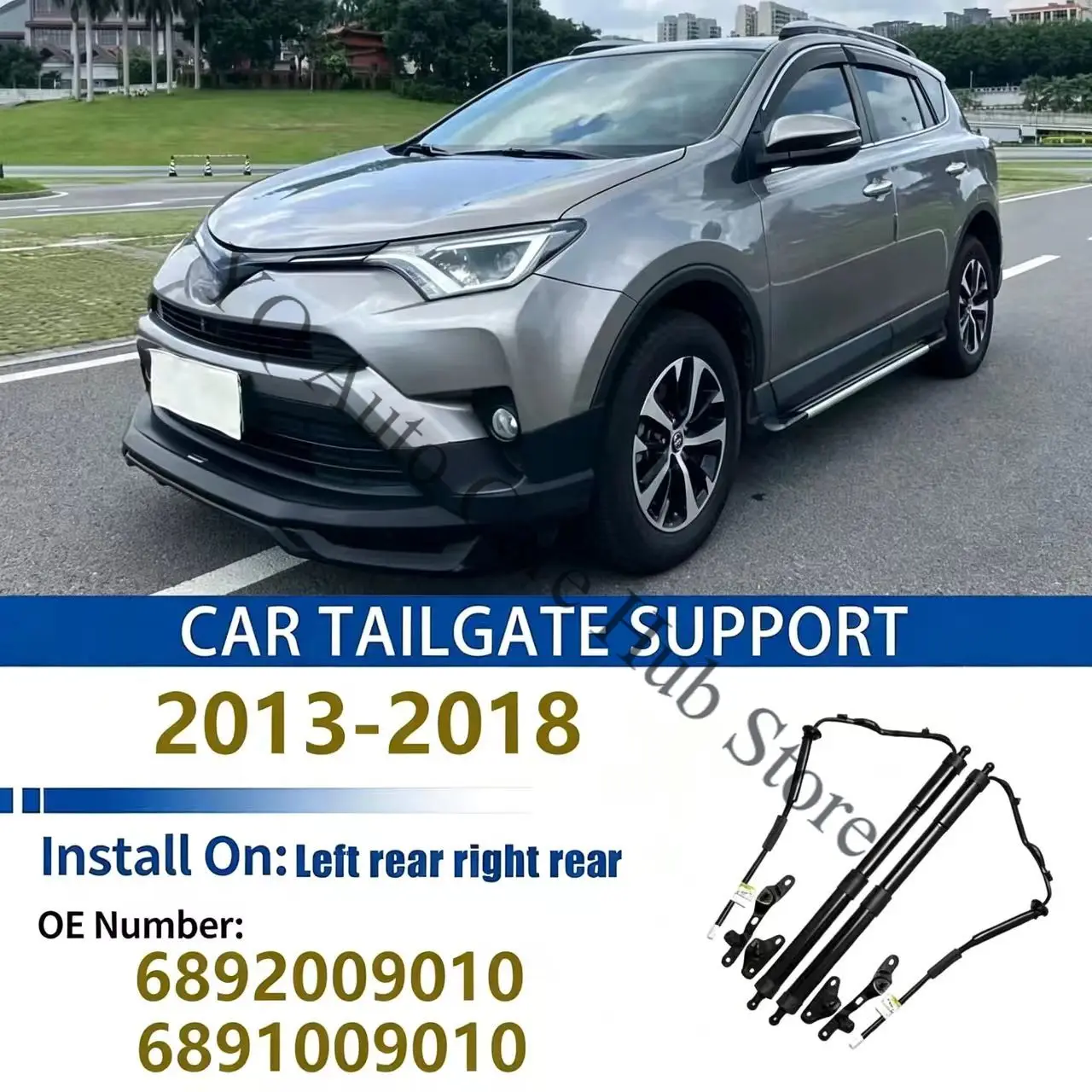 For 2013-2018 Toyota RAV4 XA40 Tailgate Support Rod Rear Tailgate Strut Electric Support Struts 6892009010 6891009010