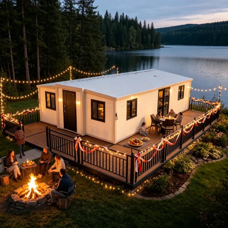 Customized Prefab Expandable Container House-Luxury Living Space for Villa Hotel & Apartment Use Modern Design Eco-friendly