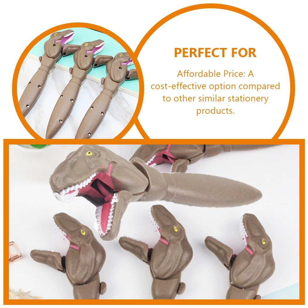 

3 шт. шариковые ручки с динозавром, многофункциональные ручки для письма, креативные офисные подарки, шариковая ручка, пластиковая ручка