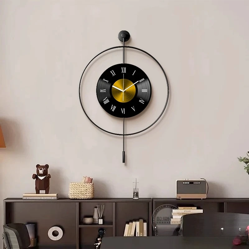 Creative Bedrooms Clock Wall Design Restaurant Fashion Modern Living Room Wall Clocks Luxury Reloj De Pared Ornaments Home Decor