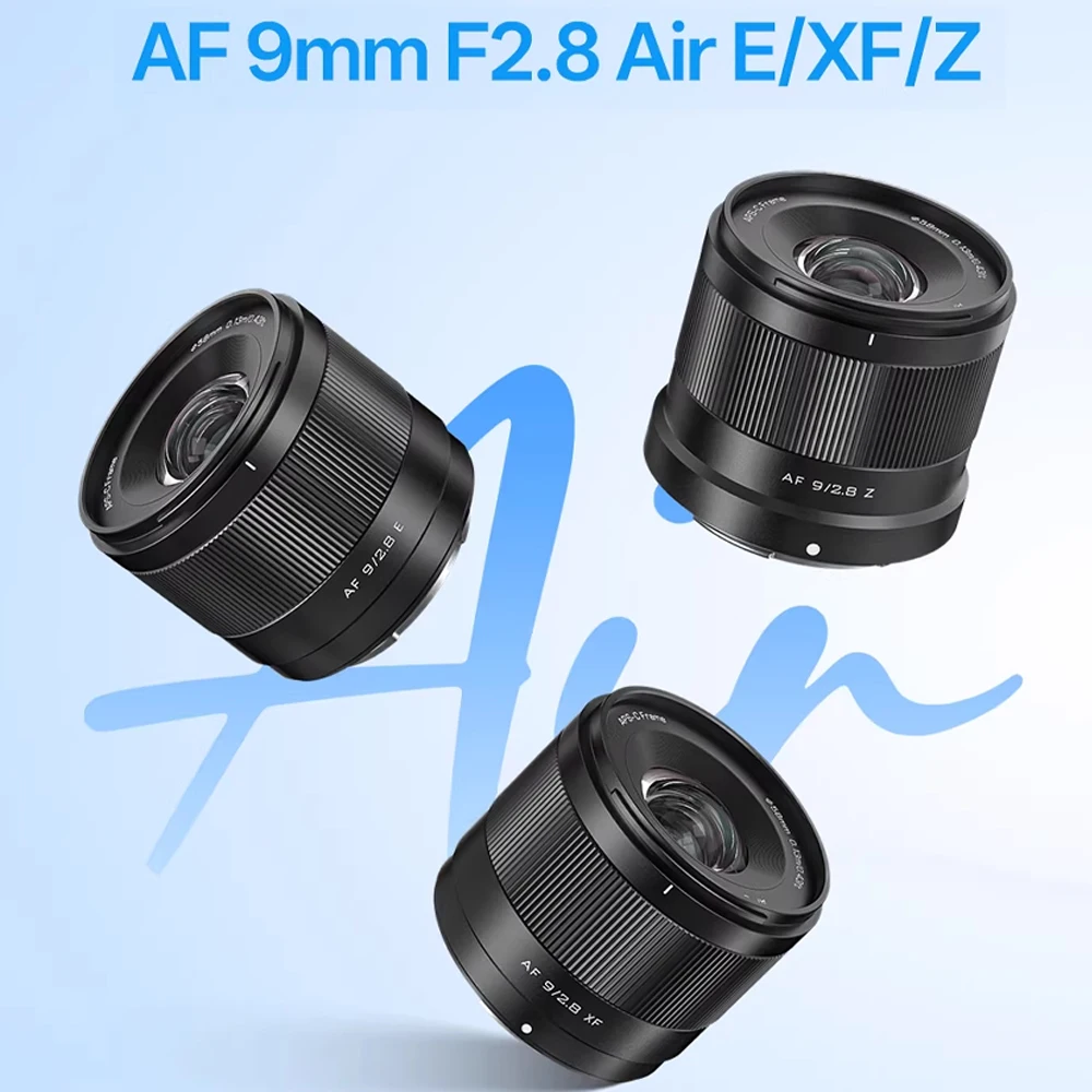 

VILTROX AF 9mm F2.8 Air Wide Angle Auto Focus APS-C Prime Lens For Sony E ZV-E10II A7Ⅲ Nikon Z Z50 II Z6 III Fuji XF Cameras
