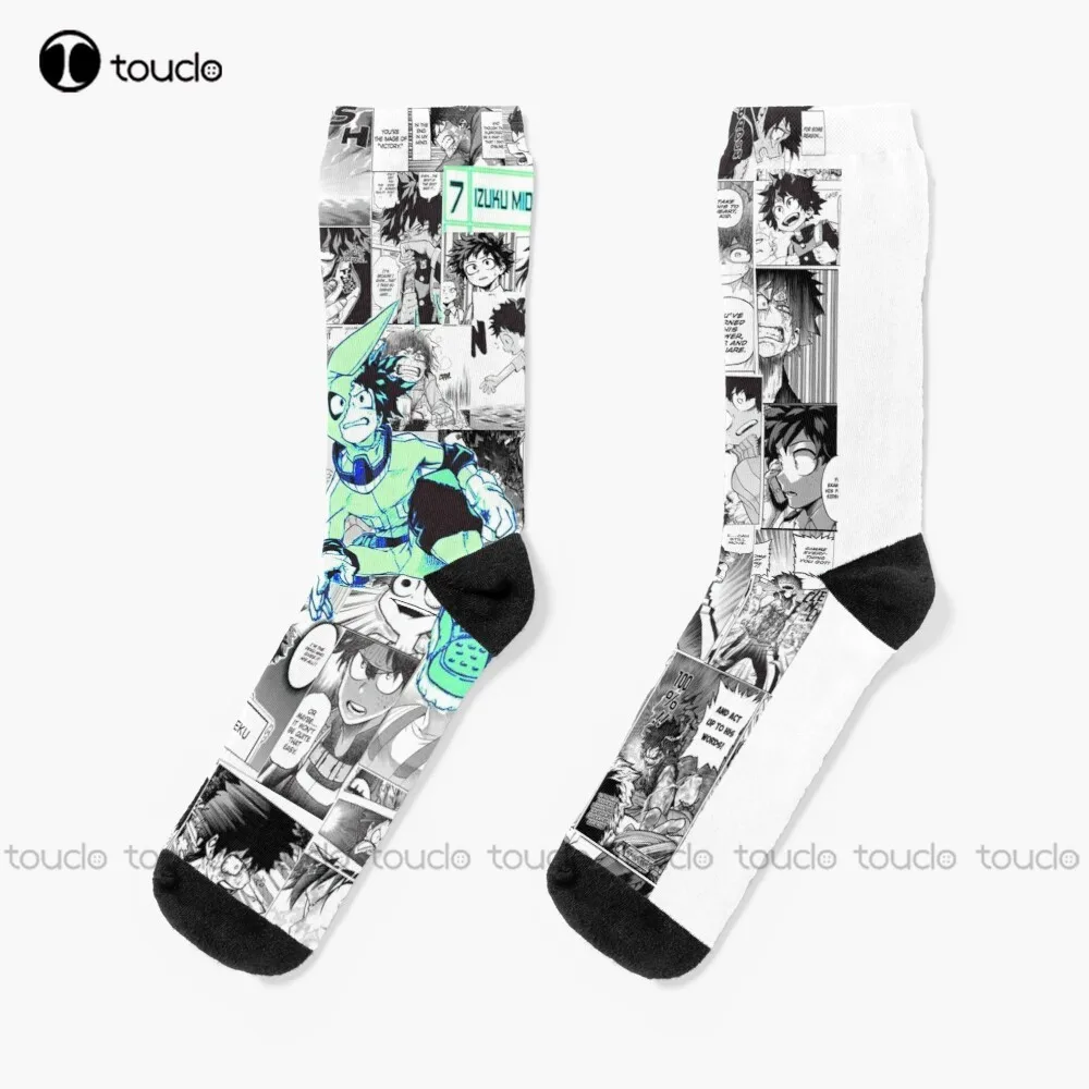 

The Deku Who Gives It His All! Socks Mens Black Socks Unisex Adult Teen Youth Socks New Popular Comfortable Best Girls Sports