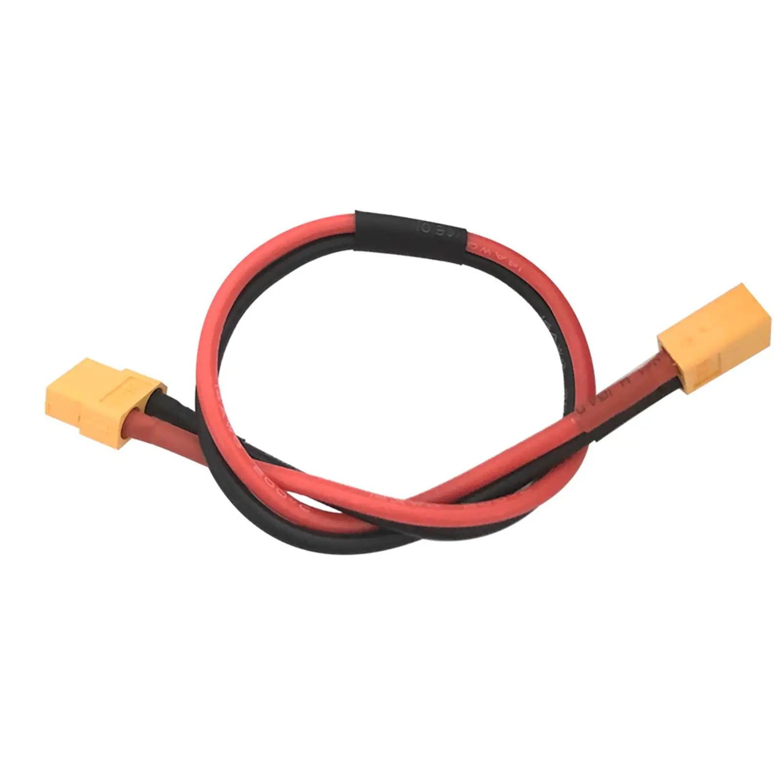 

XT60 to XT60 Professional Extension Cable Sturdy 30cm Adapter Connector Power Cable r Cable Direct Replaces Female to Male
