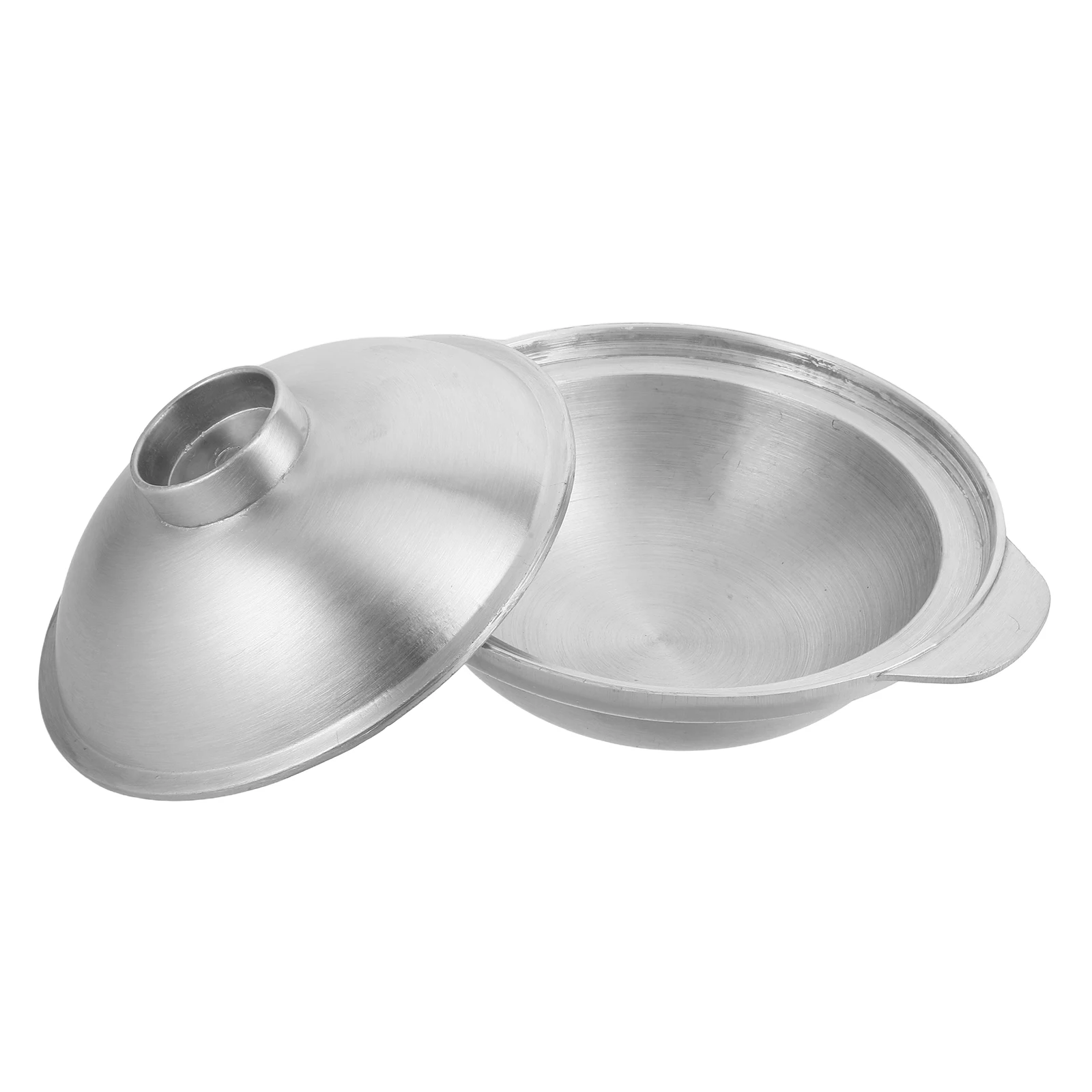 

Aluminum Alloy Casserole Pot 18Cm with Lid for Asian Cuisine Stew Soup Pot Korean Rice Cooker Traditional Donabe Style