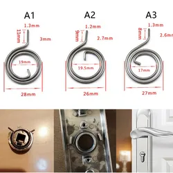 3Pcs/lot 26/27/28mm Flat Wire Door Lock Handle Spring Coil Tools Home Door Replacement Return Torsion Springs
