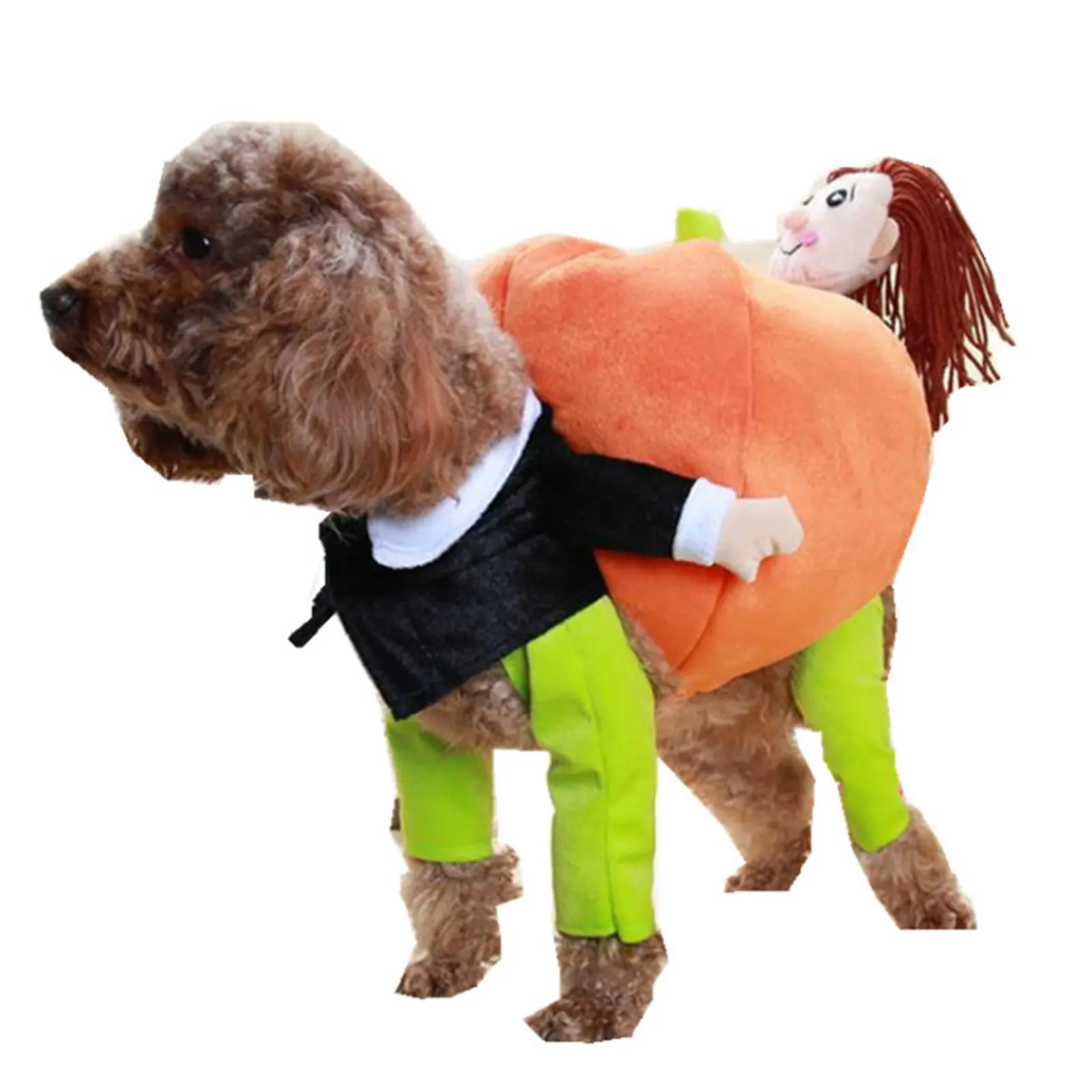 Halloween Pumpkin Funny Pet Clothes Pet Costume Cosplay Special Events Clothing Suit Dog Cute Pumpkin Costumes