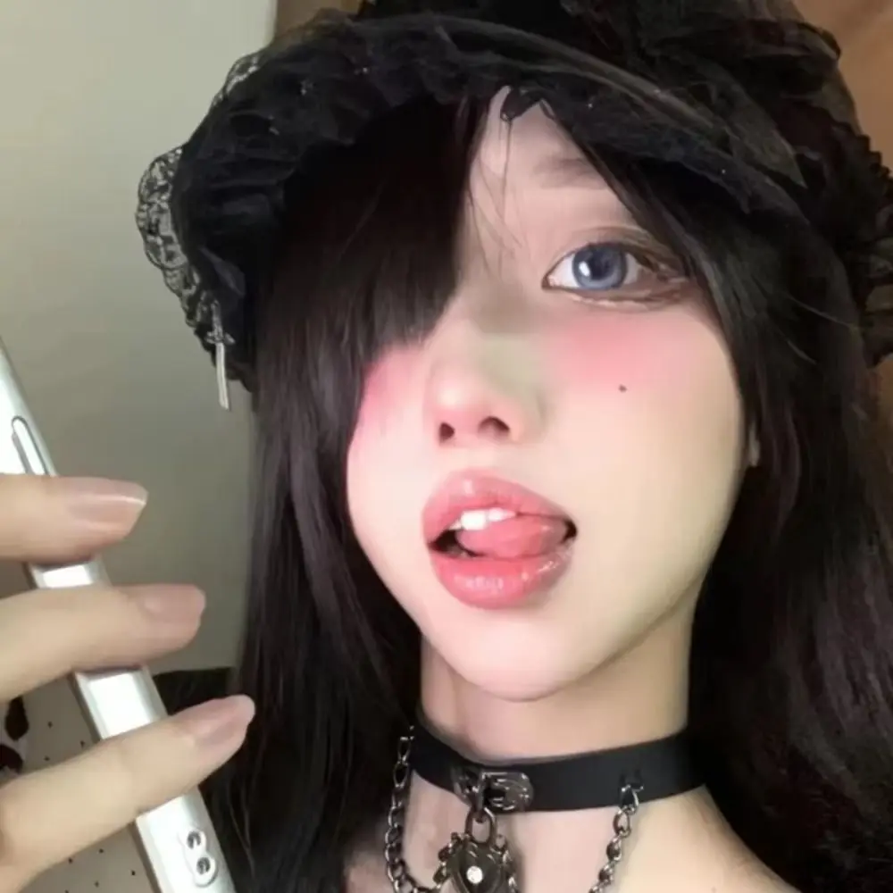 أزياء طبقة مزدوجة الدانتيل Y2K قبعة فتاة الألفية الرسام قبعة الدانتيل قبعات قبعات القطن الأسود بارد في الهواء الطلق قبعة الشمس قبعة مثمنة