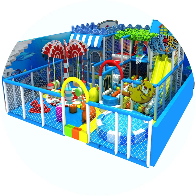 Happy Amusement Park Theme Children's Indoor Amusement Park Indoor Playground