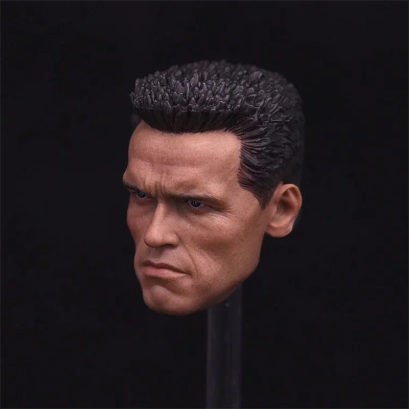 1/6 Soldier Arnold Schwarzenegger Head Carving Model Accessories Toy Fit 12'' Action Figure PH M34 Body In Stock